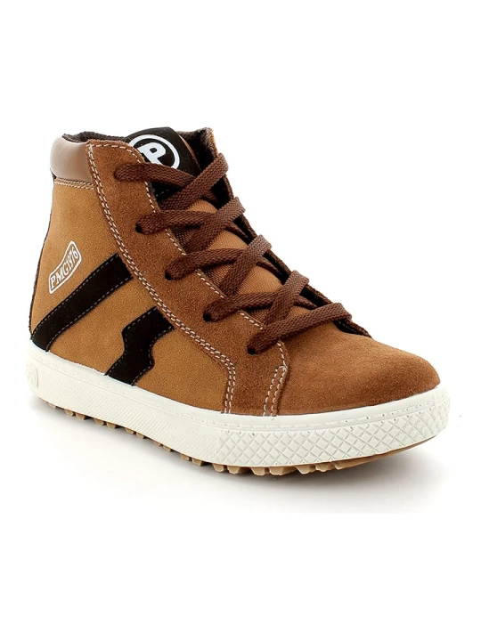 Zdjęcie produktu Primigi Skórzane sneakersy w kolorze jasnobrązowym rozmiar: 30