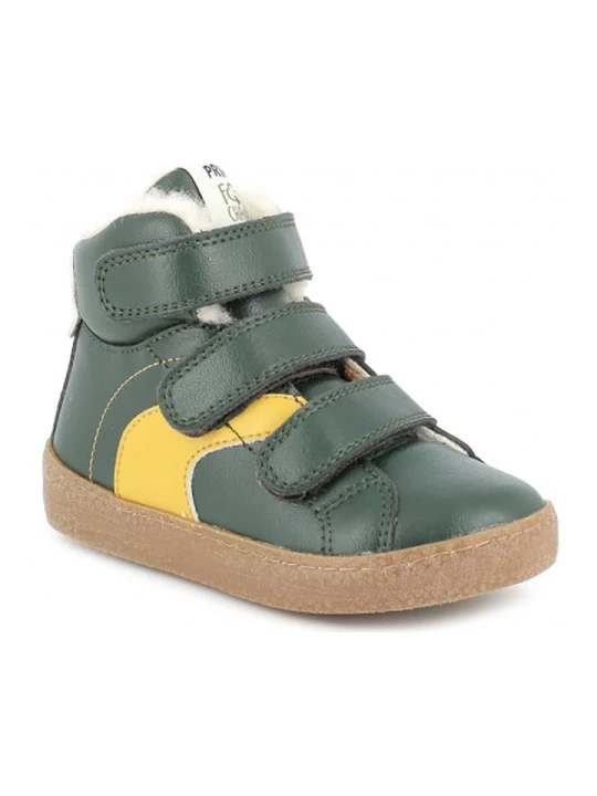 Zdjęcie produktu Primigi Skórzane sneakersy w kolorze zielonym rozmiar: 25