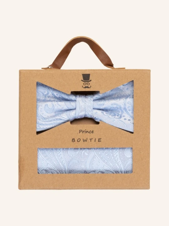 Zdjęcie produktu Prince Bowtie Zestaw: Mucha Z Poszetką blau JASNONIEBIESKI