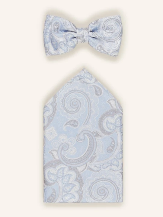 Zdjęcie produktu Prince Bowtie Zestaw: Mucha Z Poszetką blau JASNONIEBIESKI