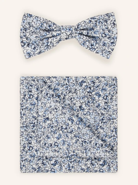 Zdjęcie produktu Prince Bowtie Zestaw: Mucha Z Poszetką blau