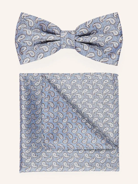 Zdjęcie produktu Prince Bowtie Zestaw: Mucha Z Poszetką blau