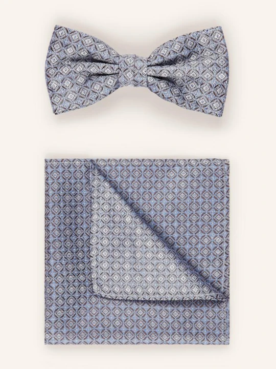 Zdjęcie produktu Prince Bowtie Zestaw: Mucha Z Poszetką blau