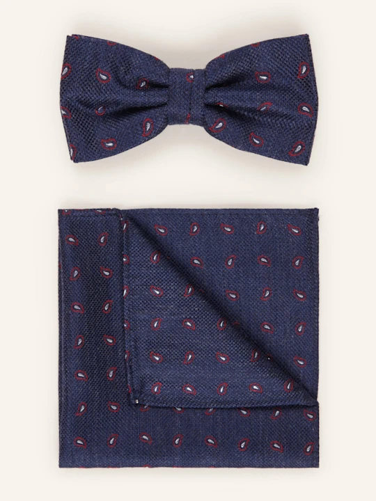 Zdjęcie produktu Prince Bowtie Zestaw: Mucha Z Poszetką blau