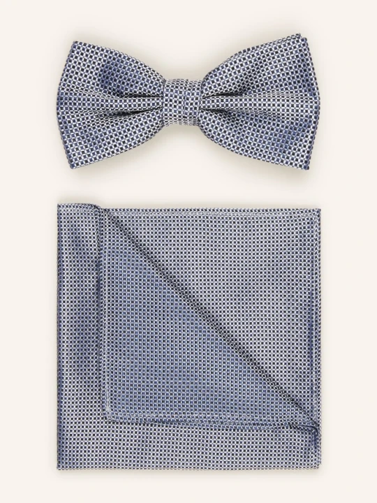 Zdjęcie produktu Prince Bowtie Zestaw: Mucha I Poszetka blau NIEBIESKI