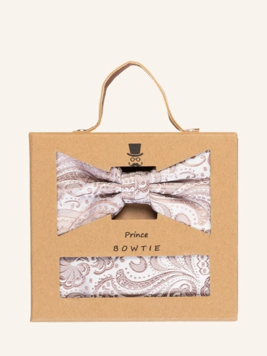 Zdjęcie produktu Prince Bowtie Zestaw: Mucha Z Poszetką rosa BRUDNY RÓŻ