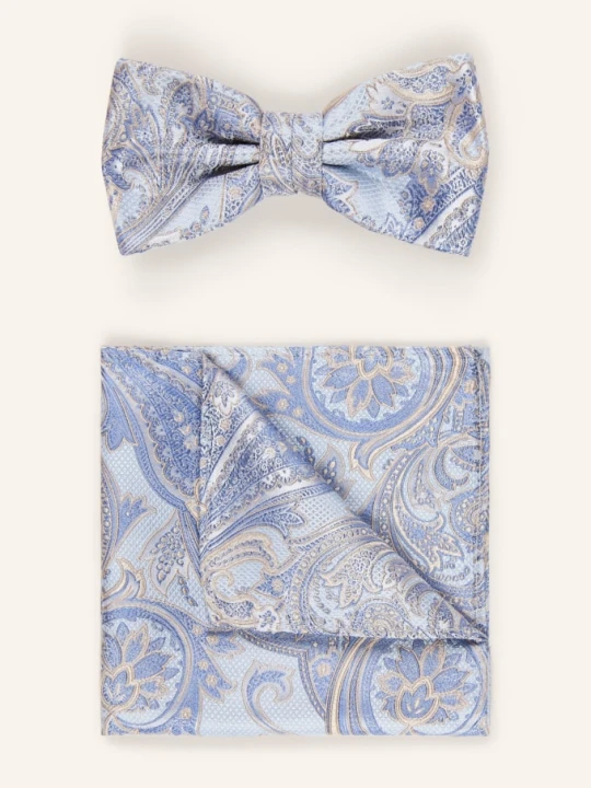 Zdjęcie produktu Prince Bowtie Zestaw: Muszka I Poszetka blau