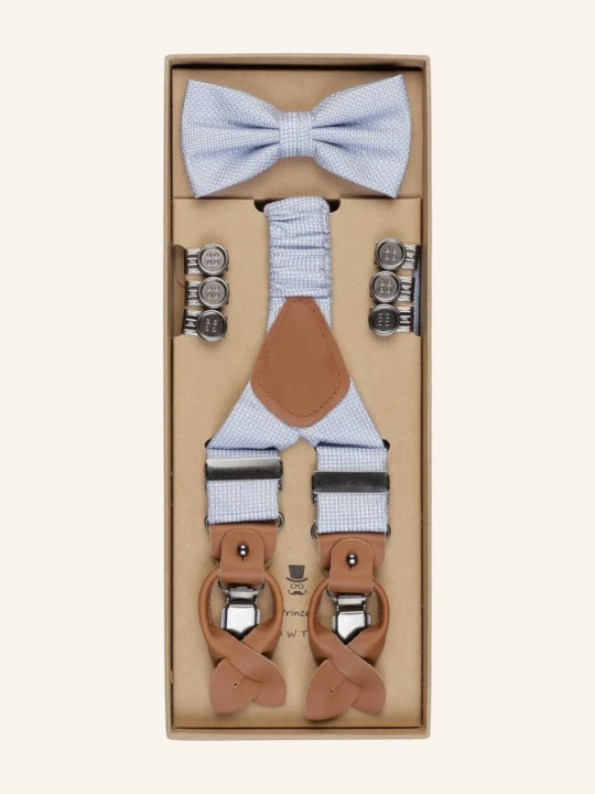 Zdjęcie produktu Prince Bowtie Zestaw: Szelki I Muszka blau JASNONIEBIESKI
