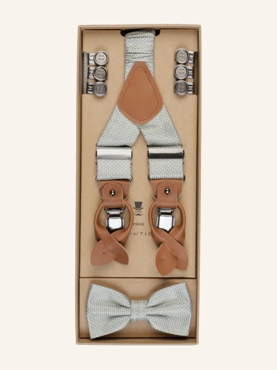 Zdjęcie produktu Prince Bowtie Zestaw: Szelki I Muszka gruen beżowy