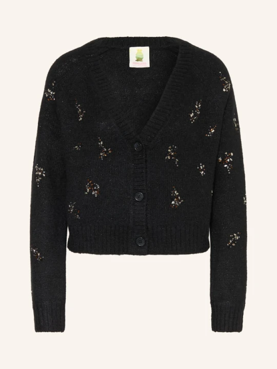 Zdjęcie produktu Princess Goes Hollywood Kardigan Z Kamieniami Ozdobnymi I Błyszczącą Przędzą schwarz CZARNY