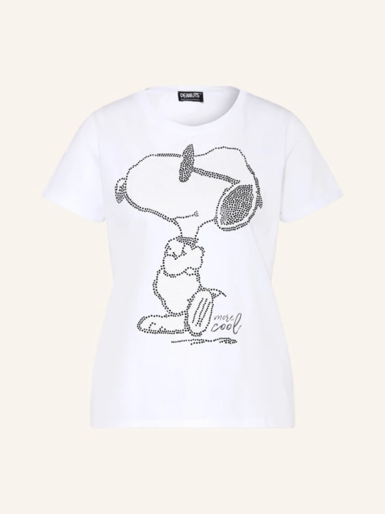 Zdjęcie produktu Princess Goes Hollywood Koszulka Snoopy Z Kamieniami Ozdobnymi weiss BIAŁY