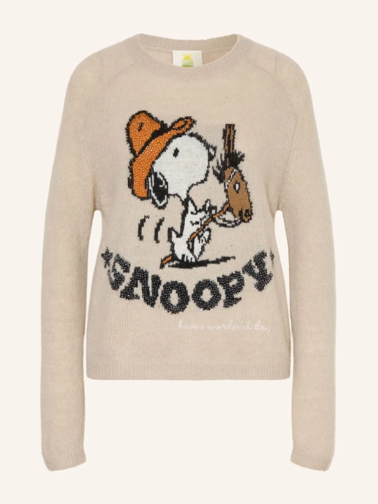 Zdjęcie produktu Princess Goes Hollywood Sweter Z Kamieniami Ozdobnymi beige JASNOBRĄZOWY