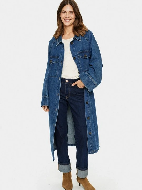 Zdjęcie produktu Prochowiec Saint Tropez niebieski denim