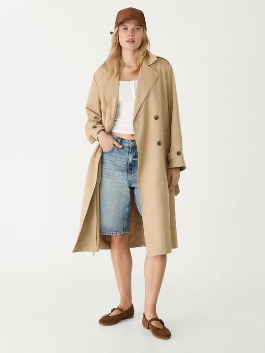 Zdjęcie produktu Prochowiec Stradivarius beżowy