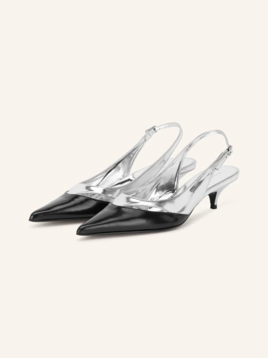 Zdjęcie produktu Proenza Schouler Czółenka Typu Sling Slash schwarz