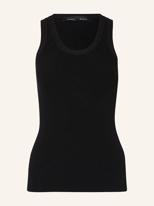 Zdjęcie produktu Proenza Schouler Top Z Dzianiny Roberts schwarz CZARNY