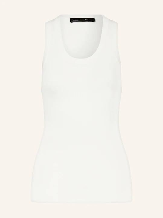 Zdjęcie produktu Proenza Schouler Top Z Dzianiny Roberts weiss BIAŁY