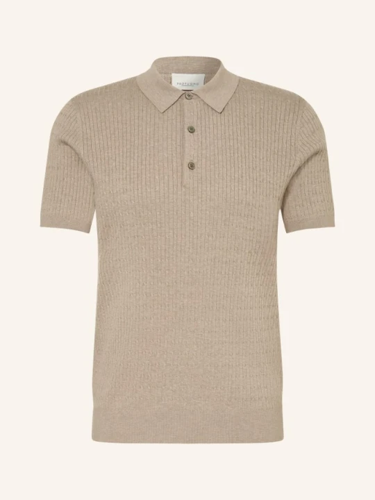 Zdjęcie produktu Profuomo Dzianinowa Koszulka Polo beige