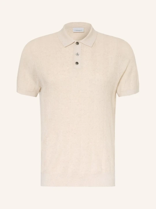 Zdjęcie produktu Profuomo Dzianinowa Koszulka Polo beige