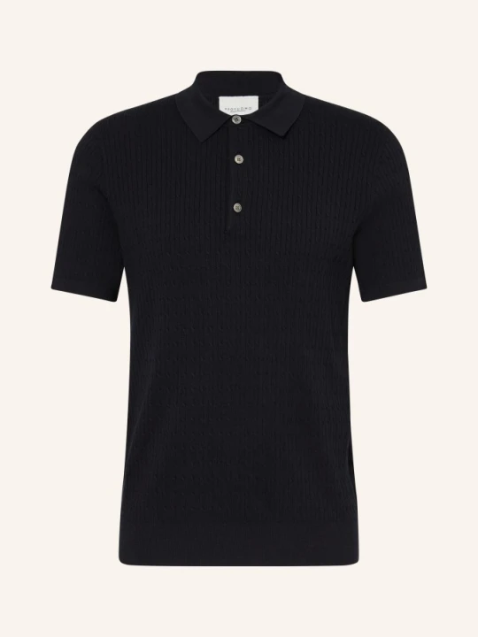 Zdjęcie produktu Profuomo Dzianinowa Koszulka Polo blau GRANATOWY