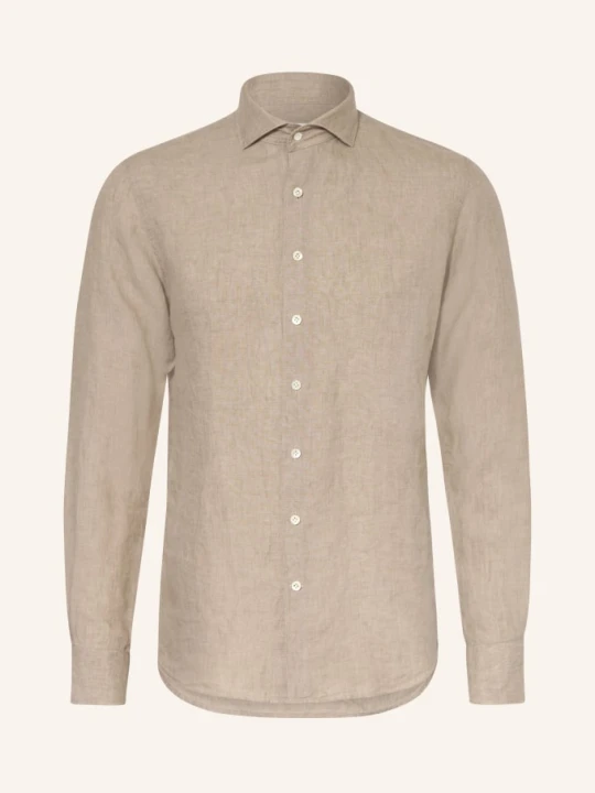 Zdjęcie produktu Profuomo Koszula Lniana O Kroju Slim Fit beige