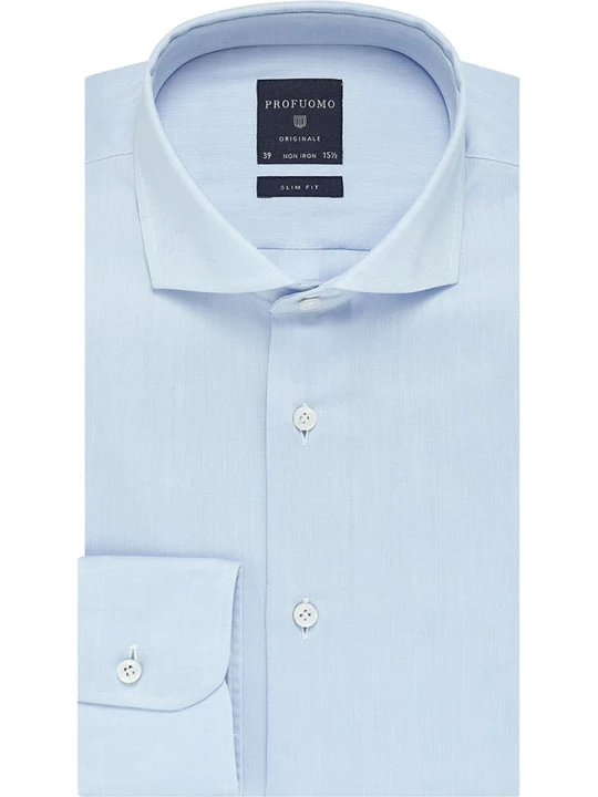 Zdjęcie produktu PROFUOMO Koszula - Slim fit - w kolorze błękitnym rozmiar: 42