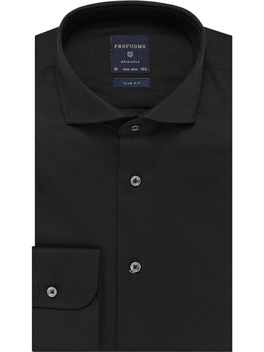 Zdjęcie produktu PROFUOMO Koszula - Slim fit - w kolorze czarnym rozmiar: 41
