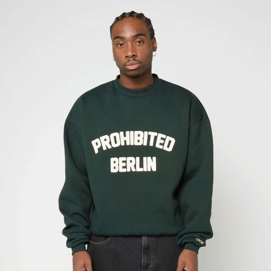 Zdjęcie produktu Berlin Prohibited Berlin Crew Neck zielony
