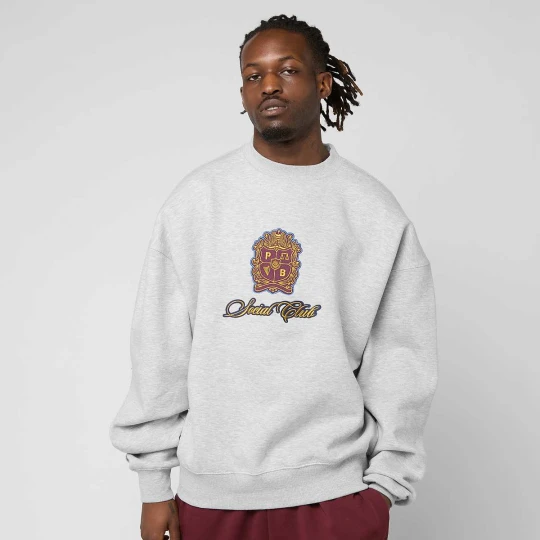 Zdjęcie produktu Emblem Patch Crew Neck PROHIBITED szary