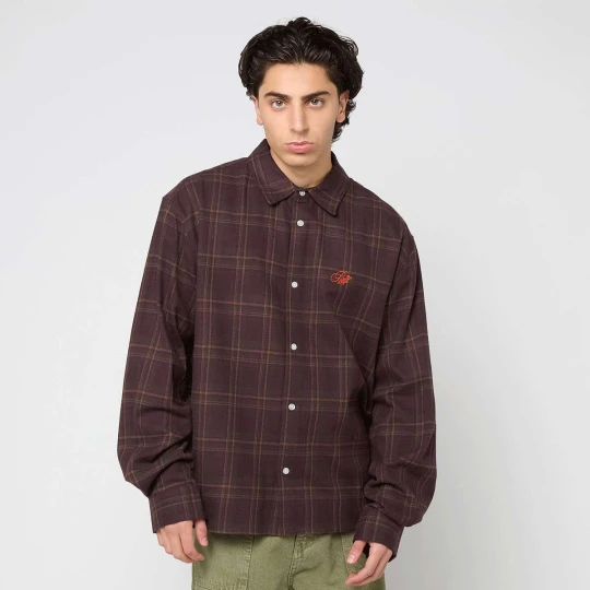 Zdjęcie produktu Timber Flannel Shirt PROHIBITED brązowy