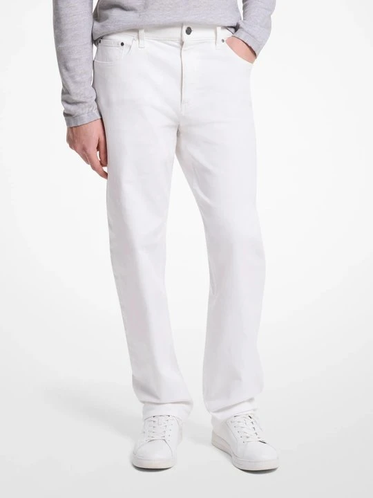 Zdjęcie produktu Proste jeansy Finn z elastycznego denimu Michael Kors BIAŁY (Biały)