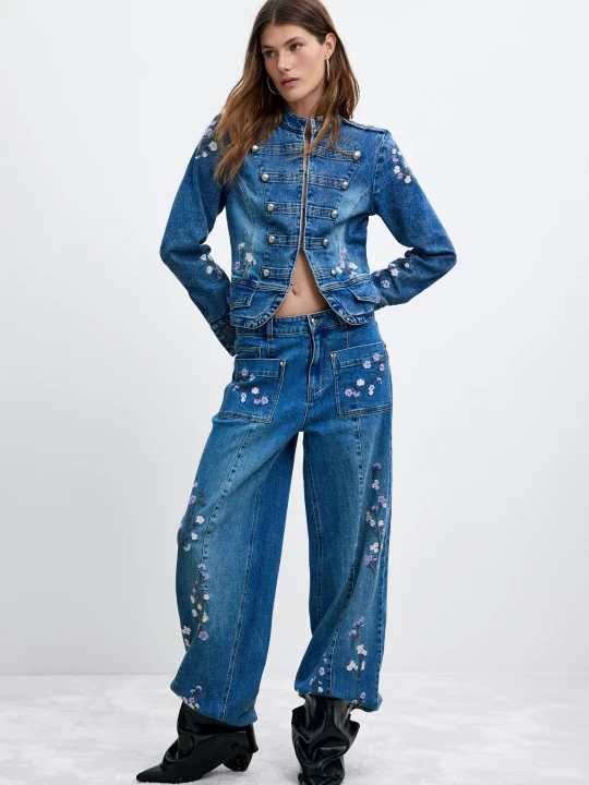 Zdjęcie produktu Proste jeansy M C Lacroix Desigual niebieski