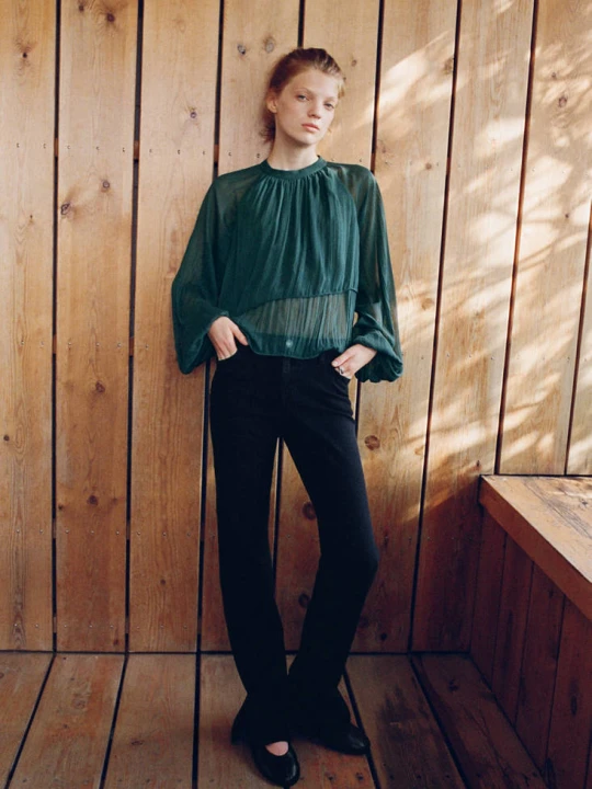 Zdjęcie produktu Proste jeansy z rozcięciami intensywny granatowy - Teen - MANGO TEEN