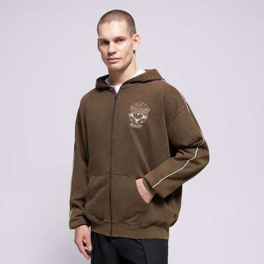 Zdjęcie produktu Prosto Bluza Rozpinana Zip Hoodie Athletic Washed Brown