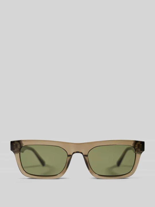 Zdjęcie produktu Prostokątne okulary przeciwsłoneczne model 'NEW DYLAN' MessyWeekend Zielony