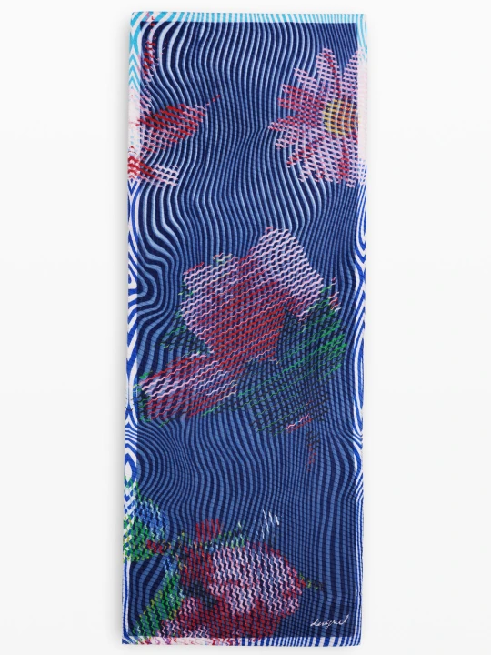 Zdjęcie produktu Prostokątny foulard bluestrip Desigual