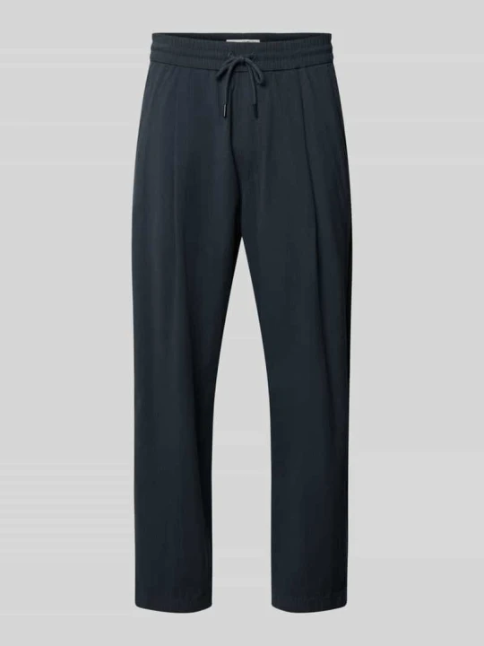Zdjęcie produktu Prosty spodnie z czystej bawełny model 'Woven Pants' Marc O'Polo Ciemnoszary