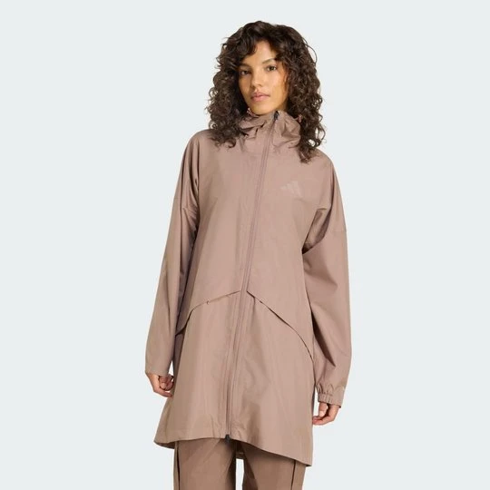 Zdjęcie produktu Przeciwdeszczowa kurtka typu parka Terrex Multi 2 Layer CLIMAPROOF Rain Adidas Trace Brown