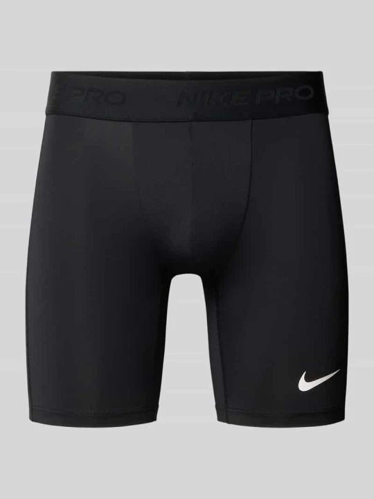 Zdjęcie produktu Przylegające szorty sportowe z nadruk z logo Nike Czarny