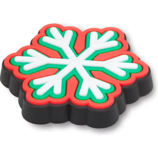 Zdjęcie produktu Przypinka Jibbitz Green and Red Snowflake Crocs