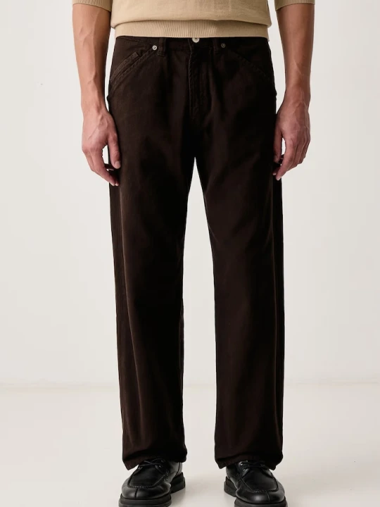 Zdjęcie produktu PS Paul Smith jeansy relaxed fit męskie brązowy