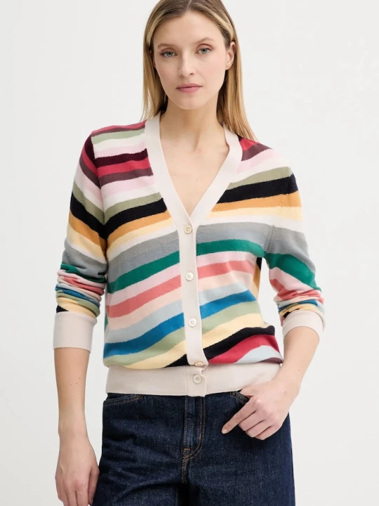 Zdjęcie produktu PS Paul Smith kardigan wełniany beżowy