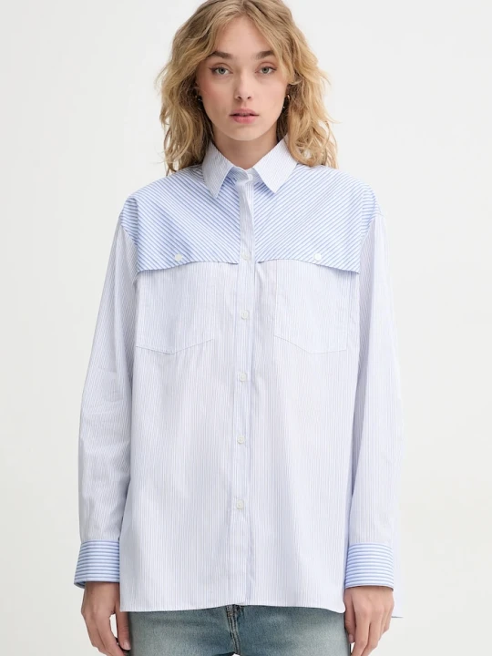 Zdjęcie produktu PS Paul Smith koszula bawełniana niebieski