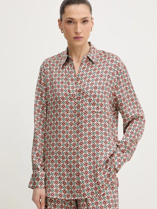 Zdjęcie produktu PS Paul Smith koszula damska z wiskozy pomarańczowy