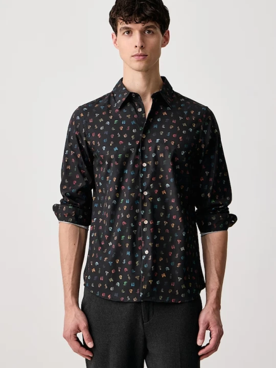 Zdjęcie produktu PS Paul Smith koszula męska bawełniana czarny