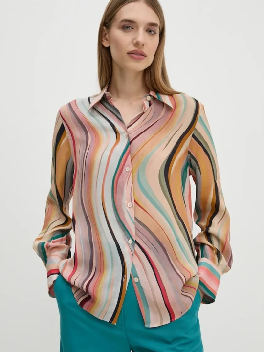 Zdjęcie produktu PS Paul Smith koszula z domieszką jedwabiu