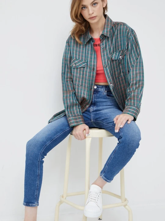 Zdjęcie produktu PS Paul Smith koszula z domieszką lnu