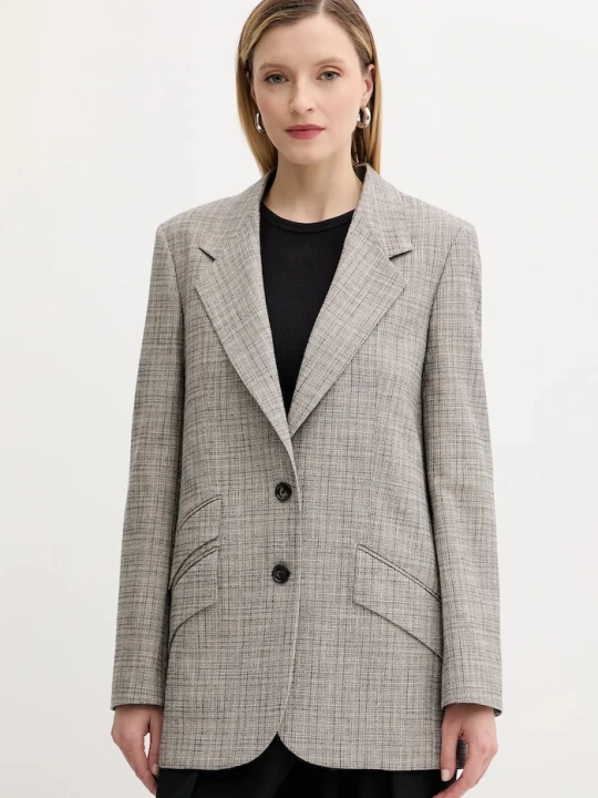 Zdjęcie produktu PS Paul Smith marynarka z domieszką wełny szary
