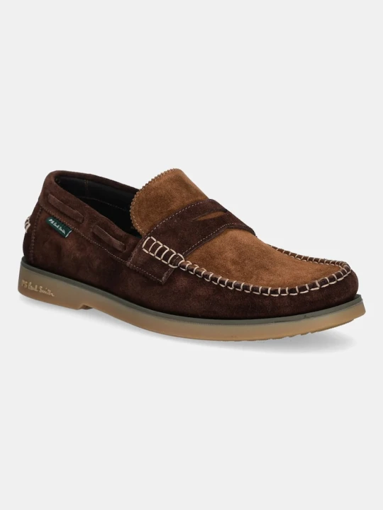 Zdjęcie produktu PS Paul Smith mokasyny zamszowe Tristain brązowy