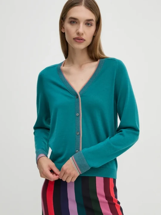Zdjęcie produktu PS Paul Smith sweter turkusowy